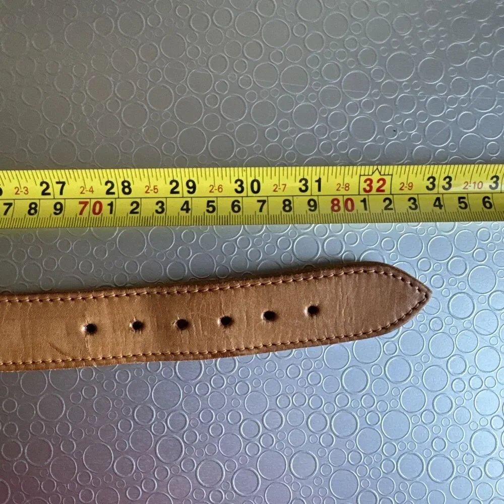 Vintage Lambert Kay Leather Dog Collar Size 34 Made in England Large Breeds